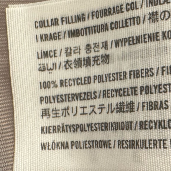 Abercrombie & Fitch Faux Fur Jacket - Soft Gray/Tan Women’s Size L - Picture 8 of 11